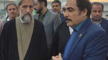 حضور امام جمعه شهرستان قزوین در نمایشگاه فن‌بازار جشنواره کشاورزی دانش بنیان